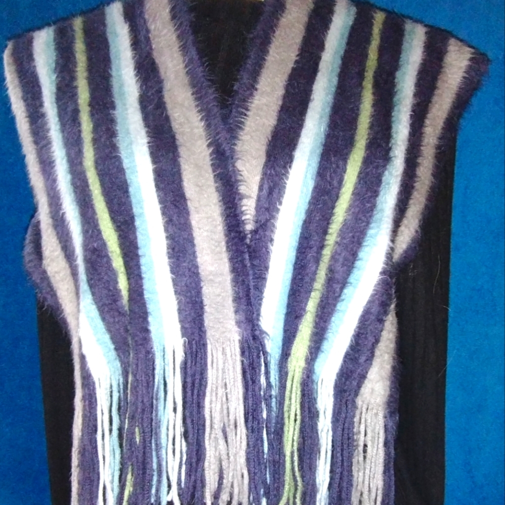 Croft & Barrow Blue and green scarf#17
